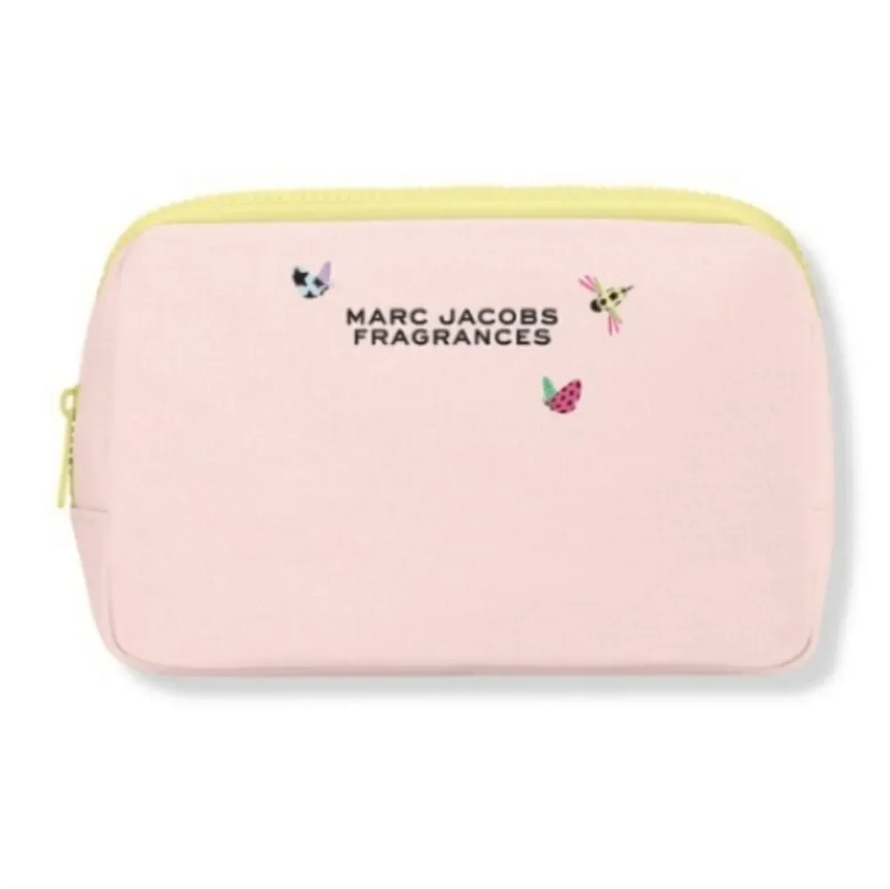 Marc Jacobs Light Pink Cosmetics Toiletries Pouch Bag Case